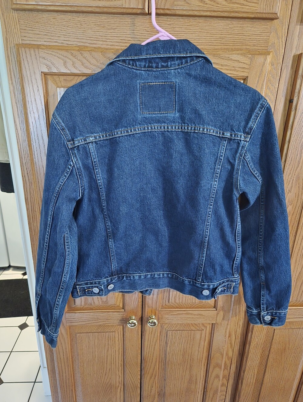 Vintage Levi's Dark Indigo Denim Jacket - Dark Wash- Navy Blue - Picture 5 of 9